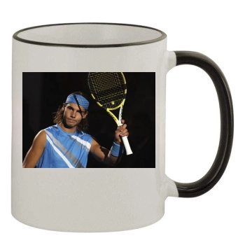 Rafael Nadal 11oz Colored Rim & Handle Mug