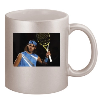 Rafael Nadal 11oz Metallic Silver Mug