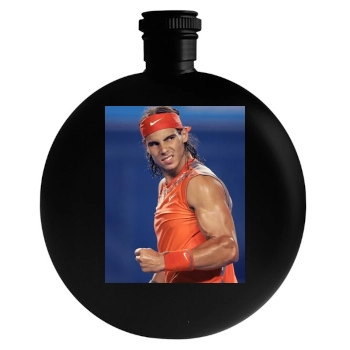 Rafael Nadal Round Flask