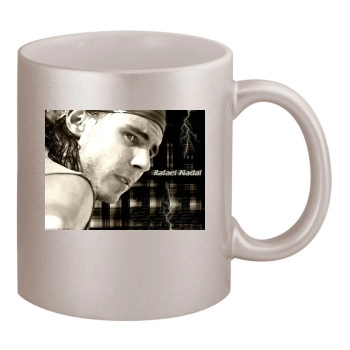 Rafael Nadal 11oz Metallic Silver Mug