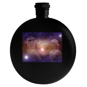 Rafael Nadal Round Flask