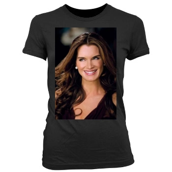 Brooke Shields Women's Junior Cut Crewneck T-Shirt