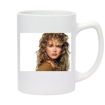 Brooke Shields 14oz White Statesman Mug