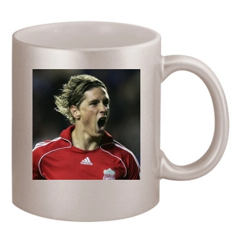 Fernando Torres 11oz Metallic Silver Mug