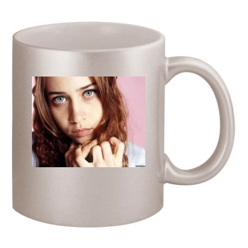 Fiona Apple 11oz Metallic Silver Mug