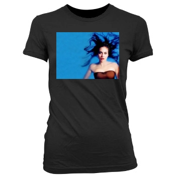 Fiona Apple Women's Junior Cut Crewneck T-Shirt