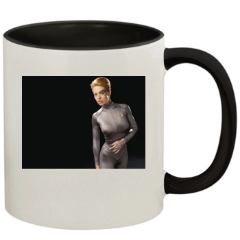 Jeri Ryan 11oz Colored Inner & Handle Mug