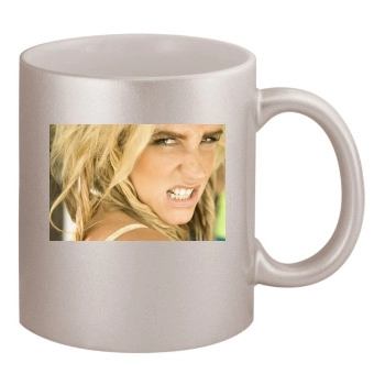 Kesha 11oz Metallic Silver Mug