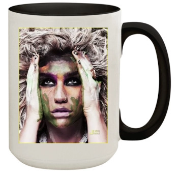 Kesha 15oz Colored Inner & Handle Mug