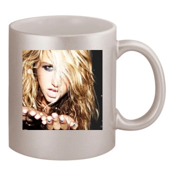 Kesha 11oz Metallic Silver Mug