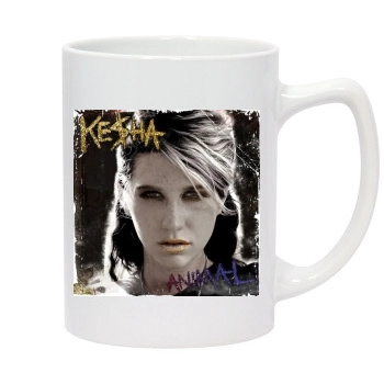 Kesha 14oz White Statesman Mug