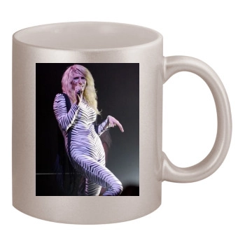 Kesha 11oz Metallic Silver Mug