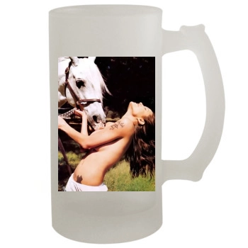 Angelina Jolie 16oz Frosted Beer Stein