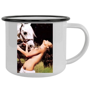 Angelina Jolie Camping Mug