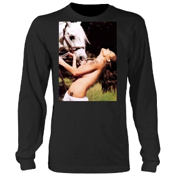 Angelina Jolie Men's Heavy Long Sleeve TShirt