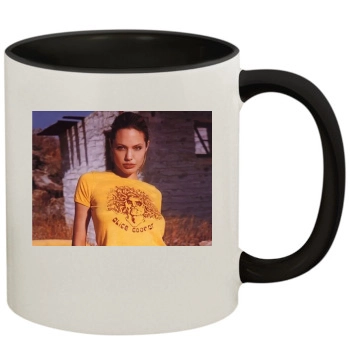 Angelina Jolie 11oz Colored Inner & Handle Mug