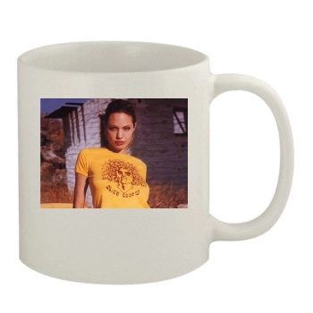 Angelina Jolie 11oz White Mug