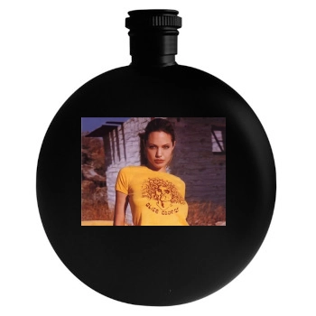 Angelina Jolie Round Flask