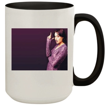 Angelina Jolie 15oz Colored Inner & Handle Mug