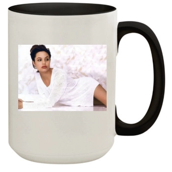 Angelina Jolie 15oz Colored Inner & Handle Mug