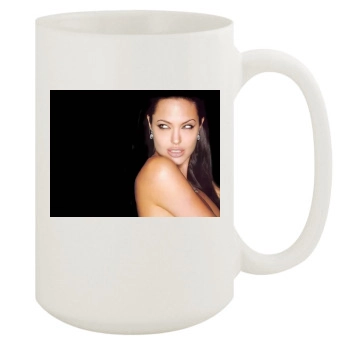 Angelina Jolie 15oz White Mug