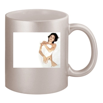 Angelina Jolie 11oz Metallic Silver Mug