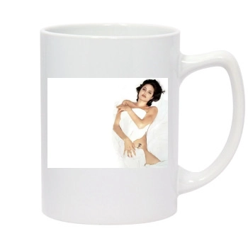 Angelina Jolie 14oz White Statesman Mug