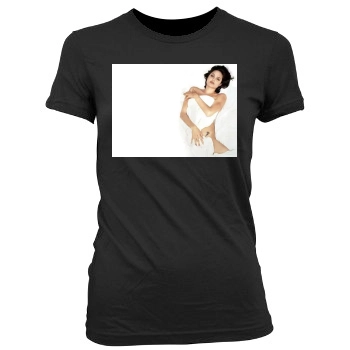 Angelina Jolie Women's Junior Cut Crewneck T-Shirt