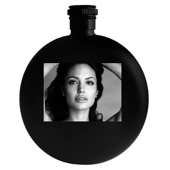 Angelina Jolie Round Flask