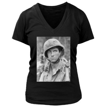 Dylan McDermott Women's Deep V-Neck TShirt