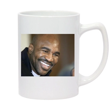 Evander Holyfield 14oz White Statesman Mug