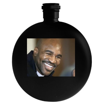 Evander Holyfield Round Flask