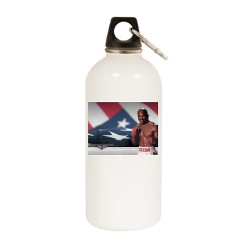 Evander Holyfield White Water Bottle With Carabiner