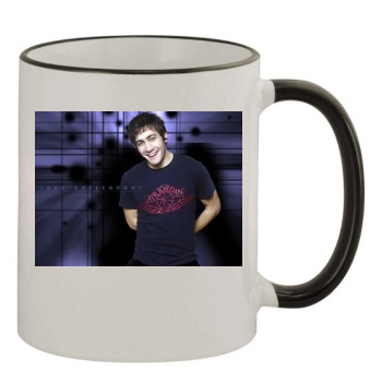 Jake Gyllenhaal 11oz Colored Rim & Handle Mug