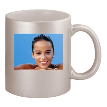 Alizee 11oz Metallic Silver Mug