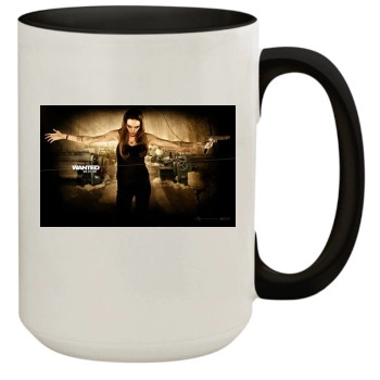 Angelina Jolie 15oz Colored Inner & Handle Mug