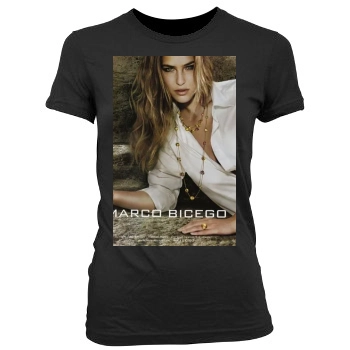 Bar Refaeli Women's Junior Cut Crewneck T-Shirt