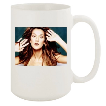 Celine Dion 15oz White Mug