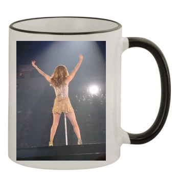 Celine Dion 11oz Colored Rim & Handle Mug