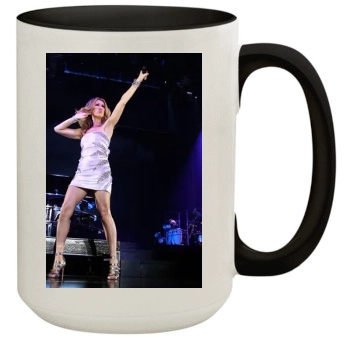 Celine Dion 15oz Colored Inner & Handle Mug