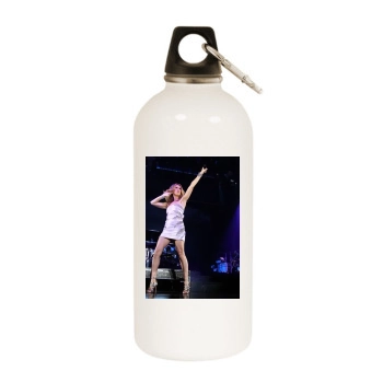 Celine Dion White Water Bottle With Carabiner