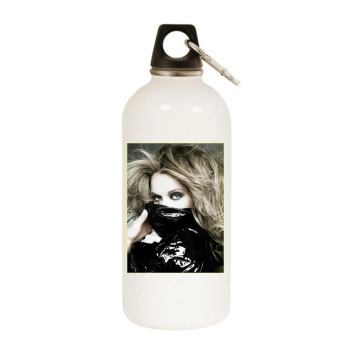 Celine Dion White Water Bottle With Carabiner