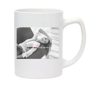 Celine Dion 14oz White Statesman Mug