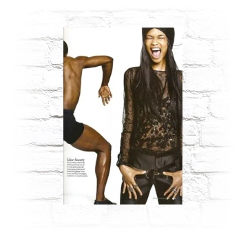 Chanel Iman Metal Wall Art