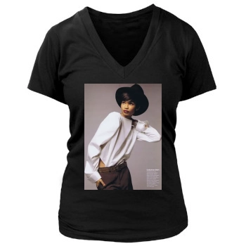 Chanel Iman Women's Deep V-Neck TShirt