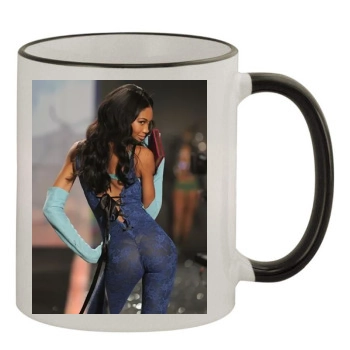 Chanel Iman 11oz Colored Rim & Handle Mug