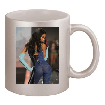 Chanel Iman 11oz Metallic Silver Mug