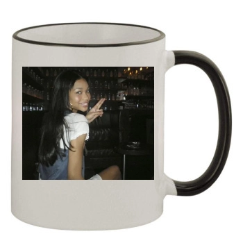 Chanel Iman 11oz Colored Rim & Handle Mug