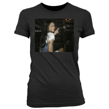 Chanel Iman Women's Junior Cut Crewneck T-Shirt