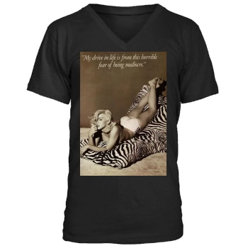 Christina Aguilera Men's V-Neck T-Shirt